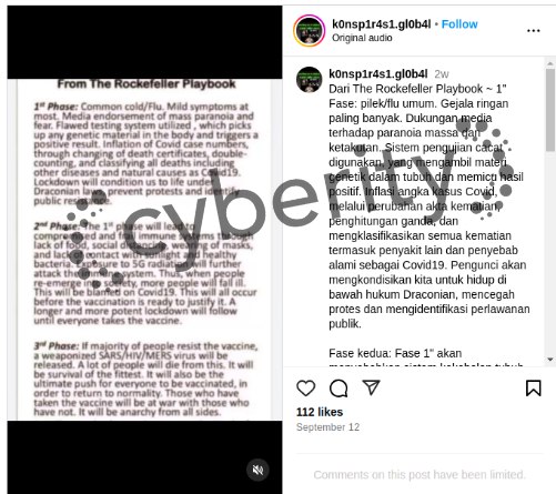 [SALAH] Dokumen The Rollercoaster Playbook Rencanakan Pandemi Covid-19