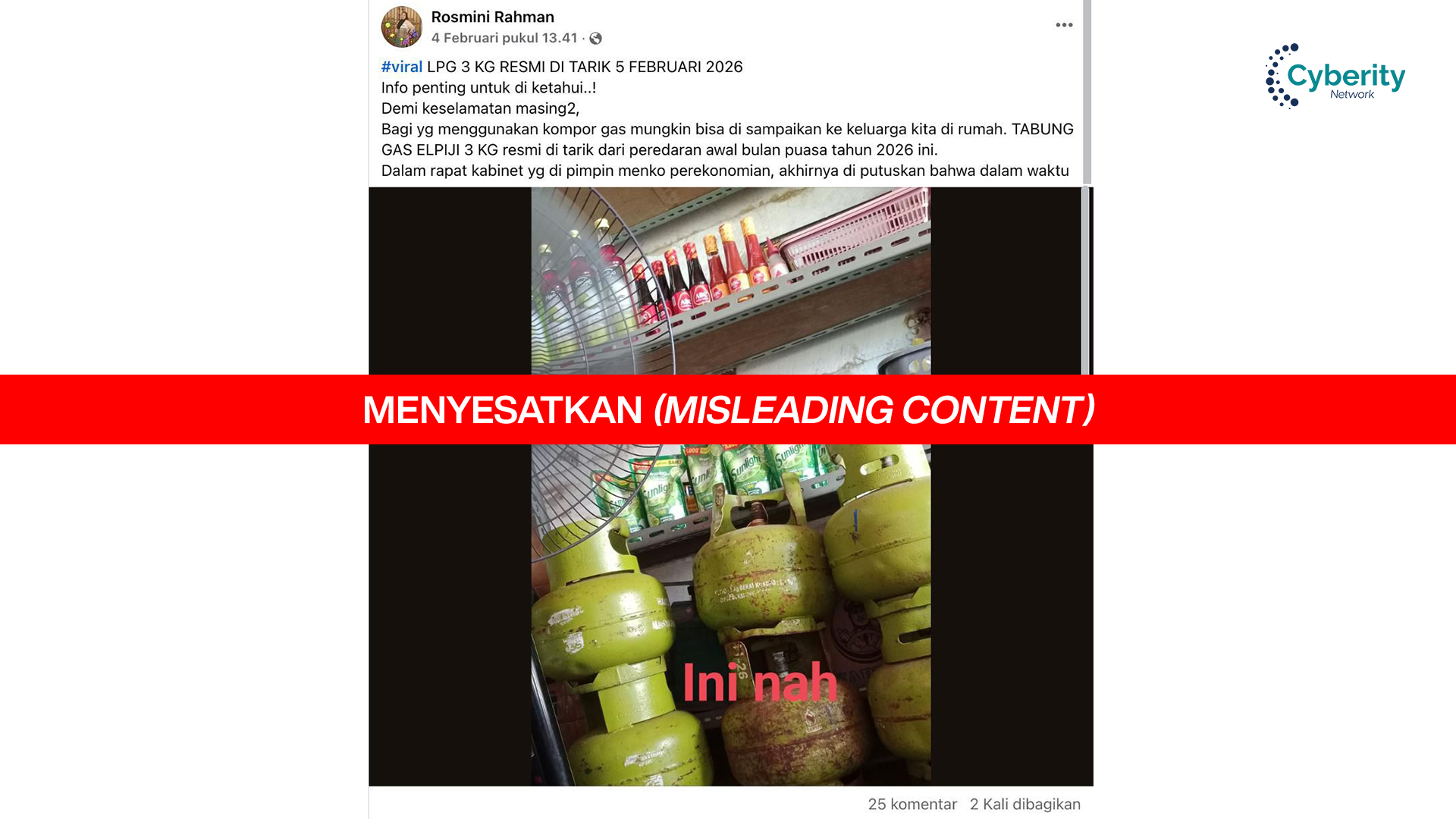 [KELIRU] Tabung Gas Elpiji Resmi Ditarik Pada Awal Puasa 2026