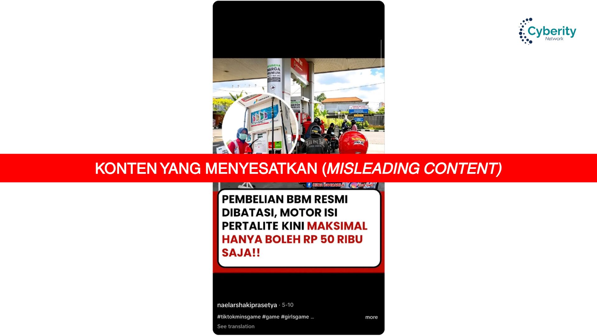 [KELIRU] Motor Isi Pertalite Kini Dibatasi Maksimal Hanya Boleh Rp50 Ribu
