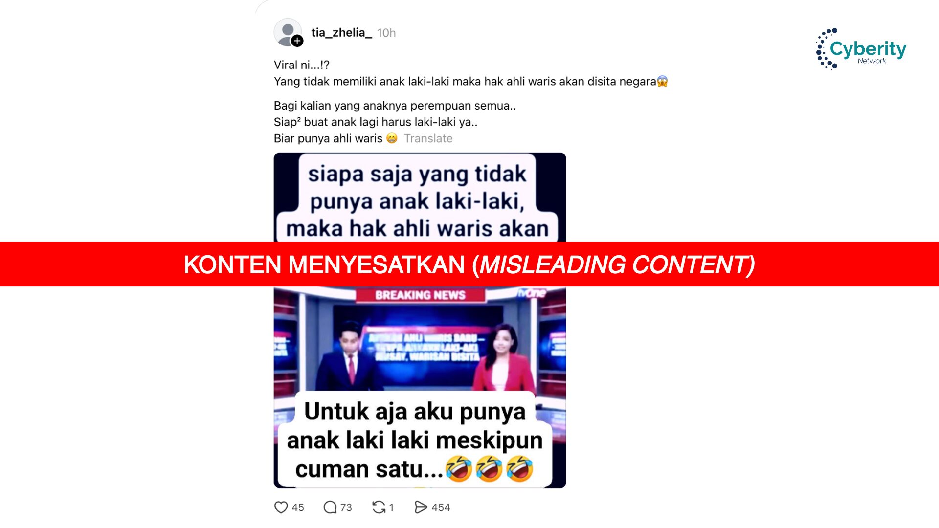 [KELIRU] Siapa Saja yang Tidak Punya Anak Laki-Laki Maka Hak Ahli Waris Akan Disita Negara