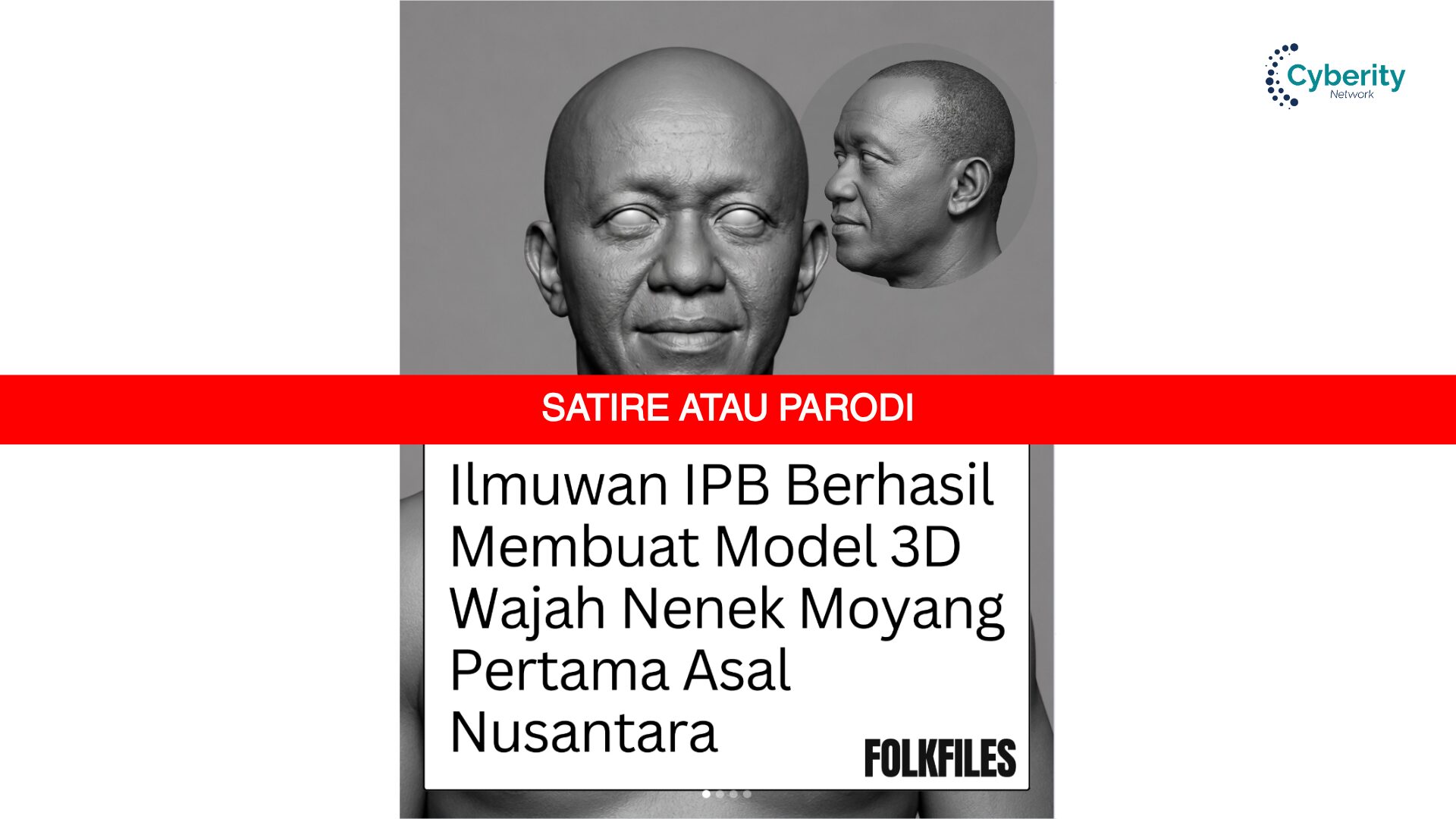 [KELIRU] Ilmuwan IPB Berhasil Membuat Model 3D Wajah Nenek Moyang Pertama Asal Nusantara